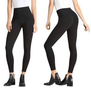 ITEM m6 Clean Front High Rise Side Zip Stretch Jeans Power Pants in Black Size 8